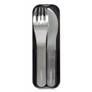 Monbento nerezový příbor MB Pocket black