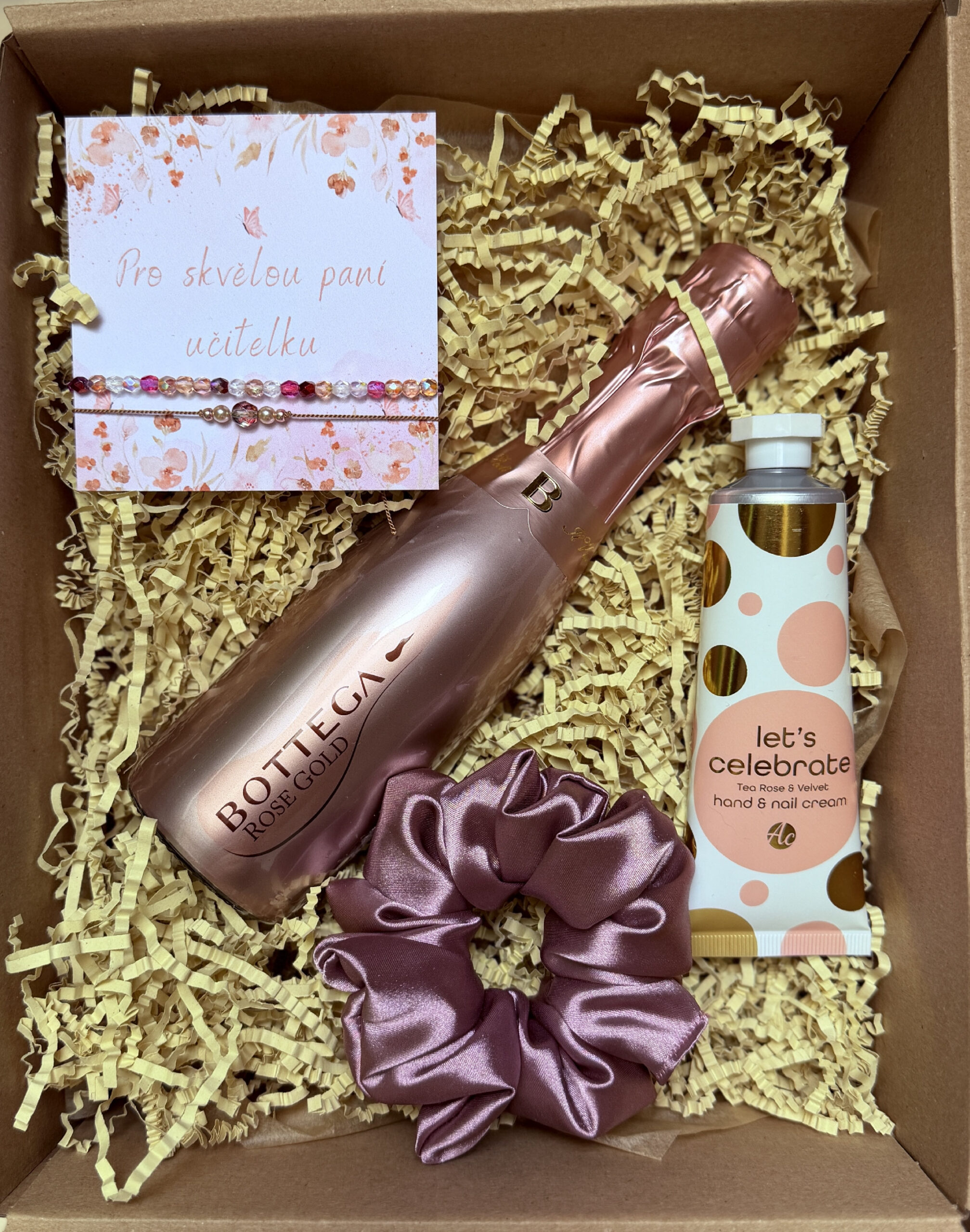 Dárkové box Pro skvělou paní učitelku pink - Obrázek 2