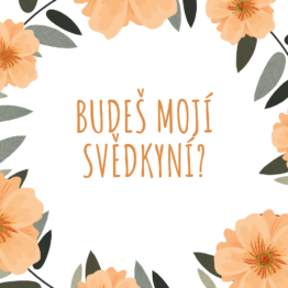 Kartička Budeš mojí svědkyní?