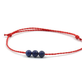 Moni dámský náramek červený s lapis lazuli