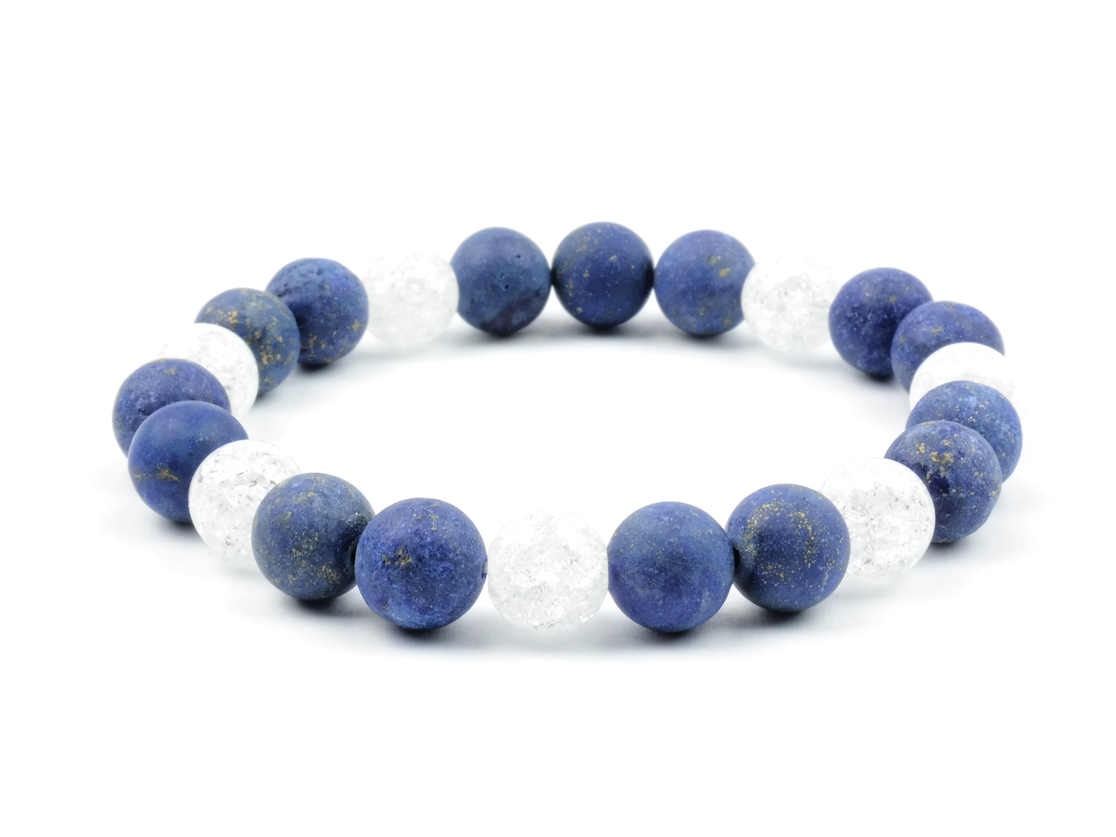 Moni dámský náramek lapis lazuli křišťál praskaný
