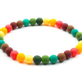 Moni dámský náramek skleněné korálky multicolor
