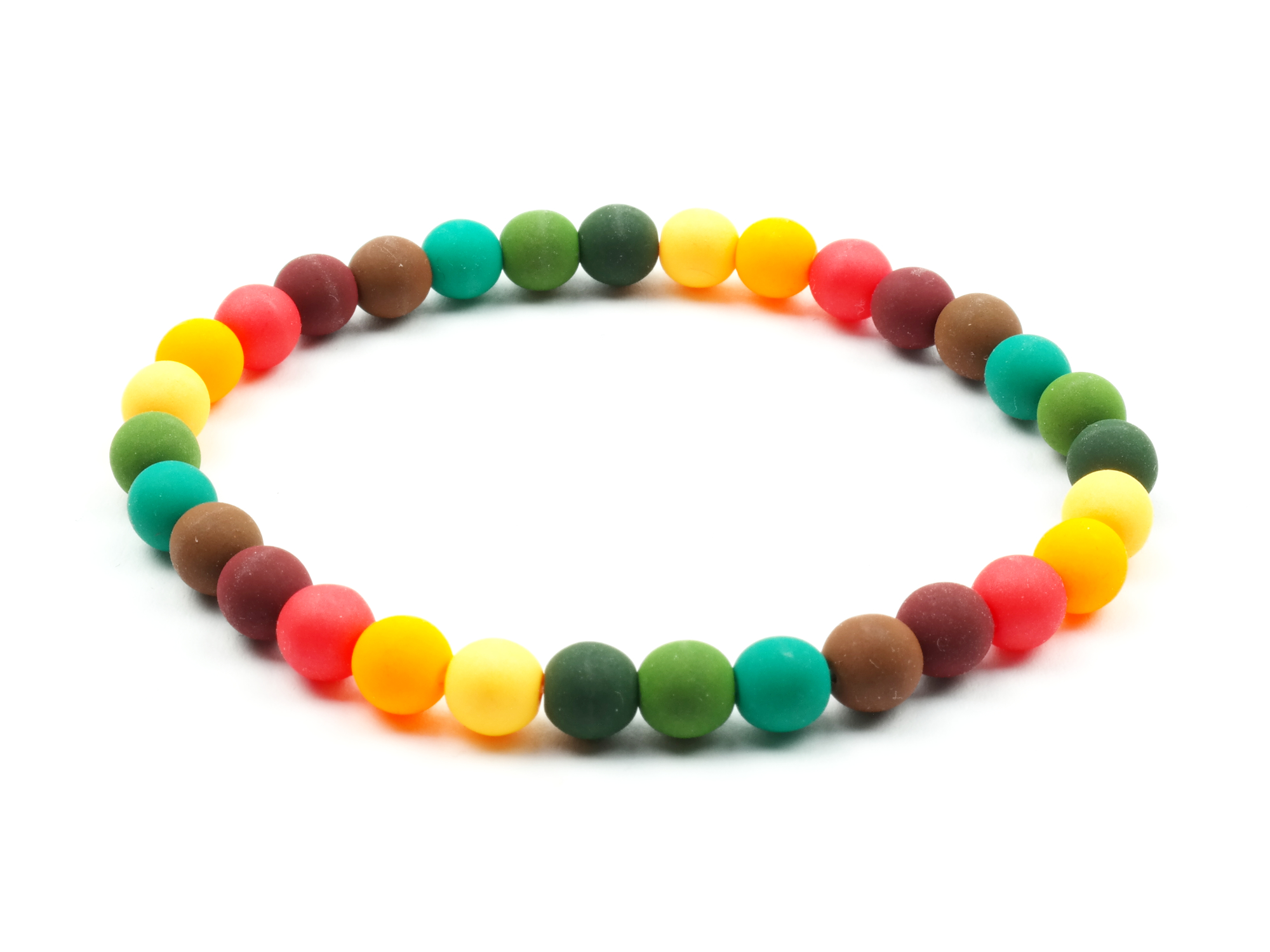 Moni dámský náramek skleněné korálky multicolor