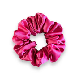 Moni saténová gumička do vlasů fuchsia S